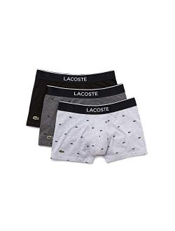 Men's Casual Allover Croc 3 Pack Cotton Stretch Trunks