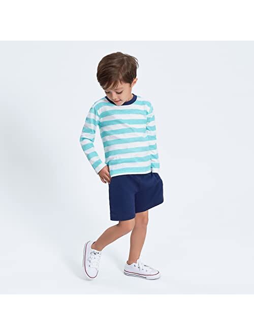 Gerber Boys' Toddler 3-Pack Pull-on Knit Shorts