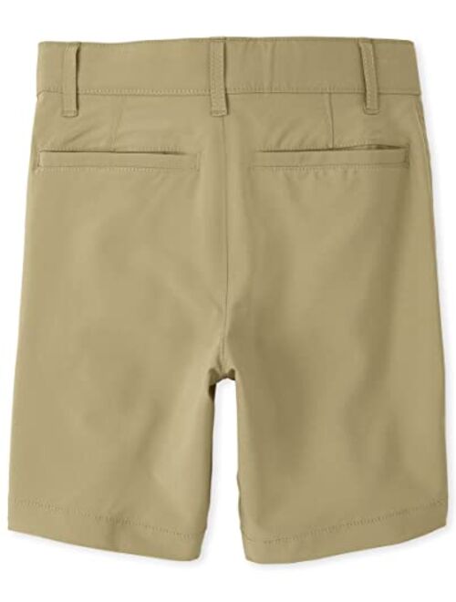 The Children's Place Boys' Uniform Quick Dry Chino Shorts