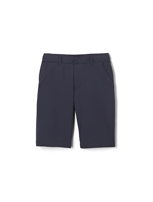 French Toast Boys' Big Flat Front Performance Stretch Short