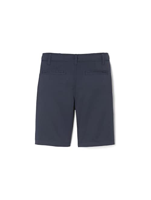 French Toast Boys' Big Flat Front Performance Stretch Short