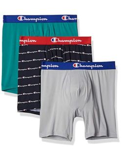 Men's Lightweight & Breathable Stretch Boxer Brief (Pack of 3)