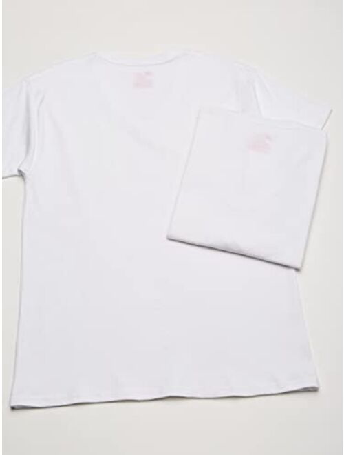 Hanes Men's Tagless Stretch White V-Neck Undershirts, 3 Pack