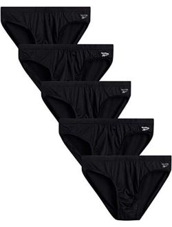 Mens Underwear Quick Dry Performance Low Rise Briefs (5 Pack)