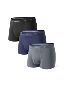 Men's Pouch Underwear Micro Modal Boxer Briefs Breathable Soft Trunks Lightweight in 3 Pack