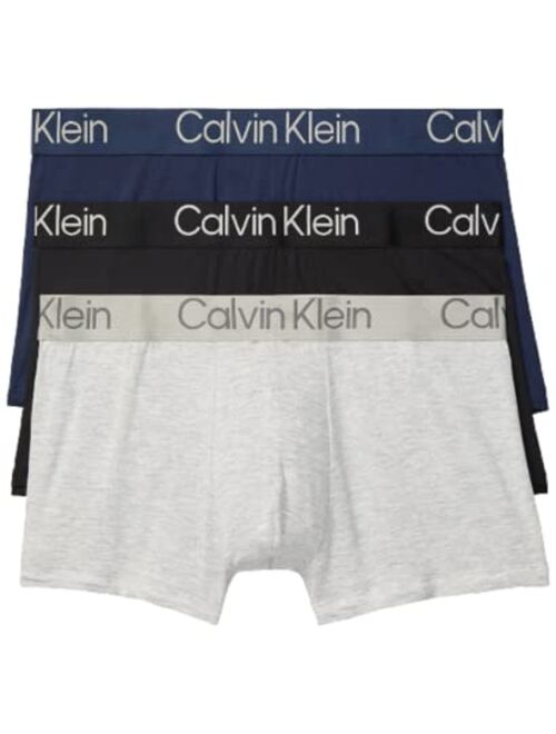 Buy Calvin Klein Men's Ultra Soft Modern Modal 3-Pack Trunk online ...
