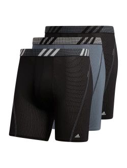 Men's Sport Performance Mesh Boxer Brief Underwear (3-Pack)