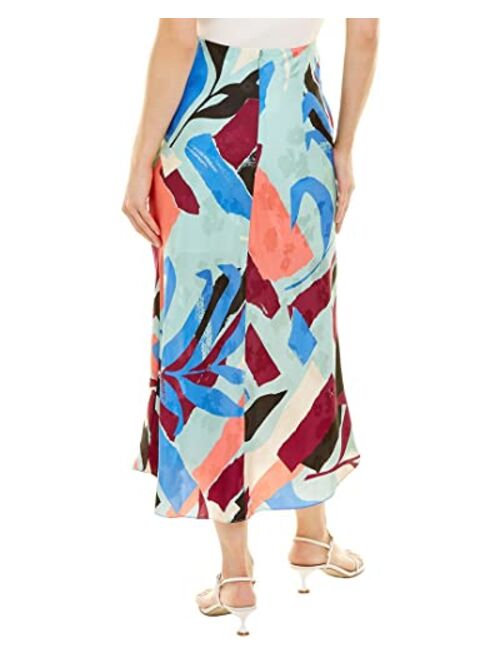 Tanya Taylor Kiara Silk Midi Skirt