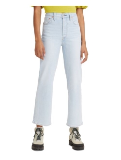 Women's Ribcage Straight Ankle Jeans in Short Length