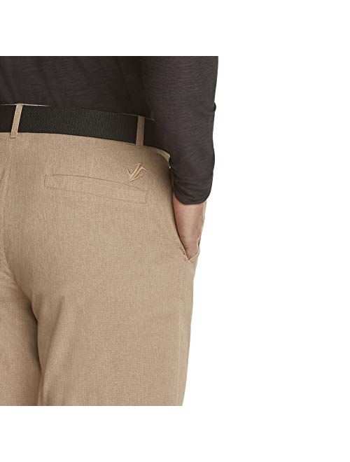 Three Sixty Six Mens Dry Fit Golf Shorts - Quick Dry Casual Chinos w/Elastic Waist, 10" Inseam