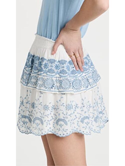 LOVESHACKFANCY Women's Charmaine Skirt