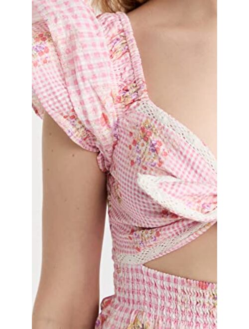 LOVESHACKFANCY Women's Emeka Dress