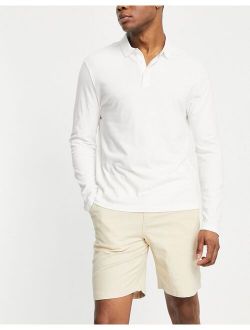 Selected Homme loose fit chino shorts in beige