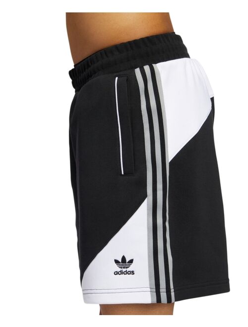 adidas Men's Originals SST Regular-Fit Colorblocked Fleece Shorts