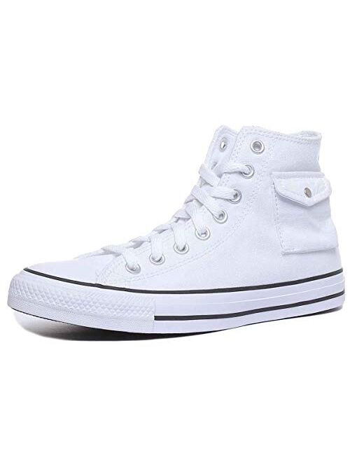 Converse Chuck Taylor All Star Pocket Varsity Remix Trainers Women White - 6.5 - High Top Trainers Shoes