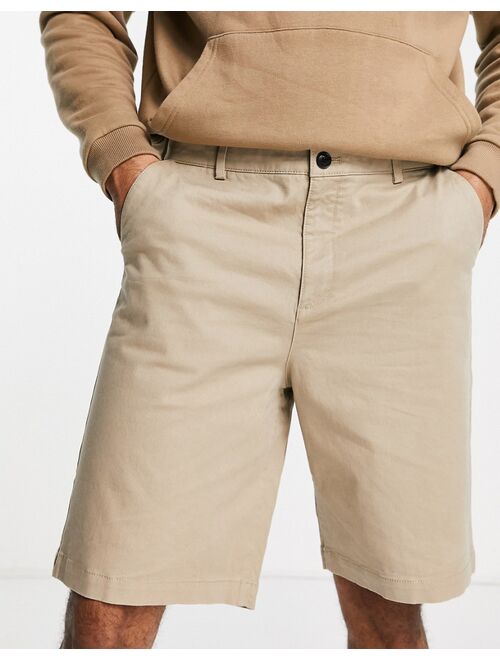 Topman relaxed chino short in stone