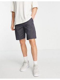 relaxed fit authentic chino shorts in charcoal