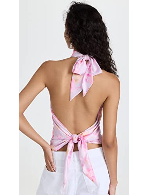 LOVESHACKFANCY Women's Boca Handkerchief Top