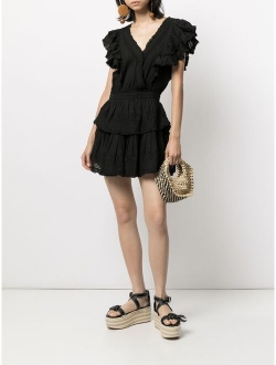 Gwen ruffle mini dress