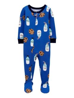 Toddler Girls One-Piece Cookie Snug Fit Footie Pajamas