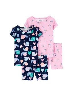 Toddler Girl Carter's Snail Tops & Bottoms Pajama Set