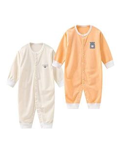 MAMIMAKA Baby Boy Baby Girl Clothes Newborn Outfits Pajamas Sleep and Play