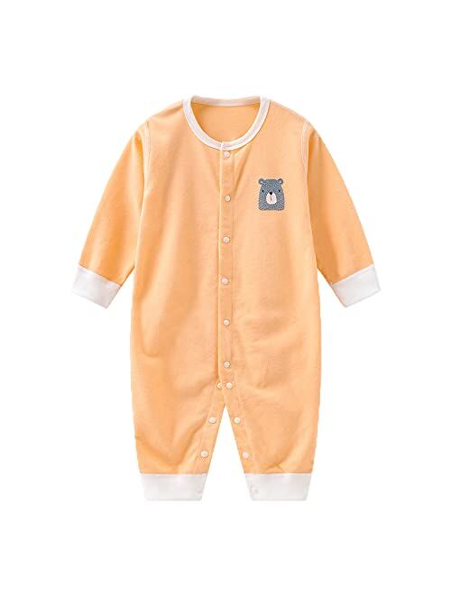 MAMIMAKA Baby Boy Baby Girl Clothes Newborn Outfits Pajamas Sleep and Play