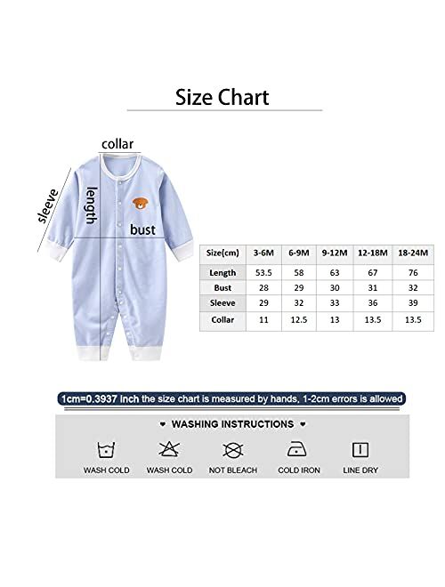 MAMIMAKA Baby Boy Baby Girl Clothes Newborn Outfits Pajamas Sleep and Play