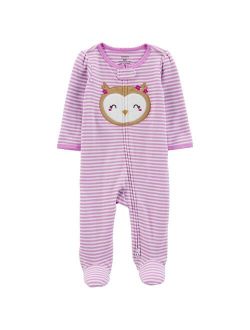 Baby Girl Carter's Owl 2-Way Zip Sleep & Play