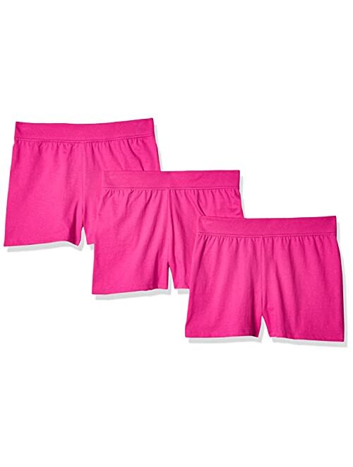 Hanes Little Girls' Jersey Short (Pack of 3)