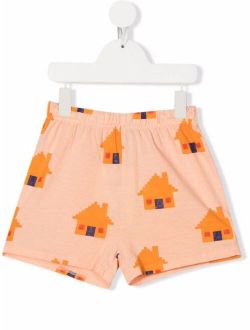 house-print shorts