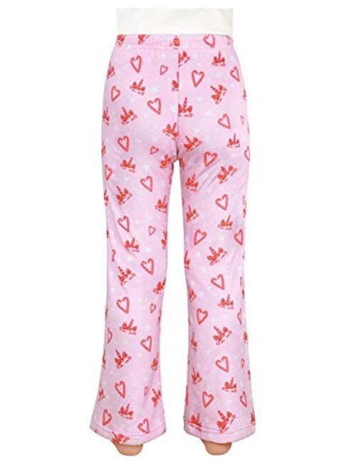 HDE Girl's Fleece Pajama Pants Kids Soft Sleepwear Casual Fuzzy Plush PJ Bottoms