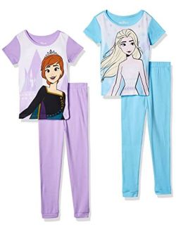 Girls' Frozen Snug Fit Cotton Pajamas