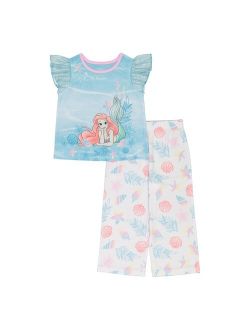 Toddler Girl Little Mermaid Underwater Dream Pajama Set