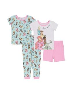 Baby Girl Disney Princess "Once Upon A Time" Tops & Bottoms Pajama Set