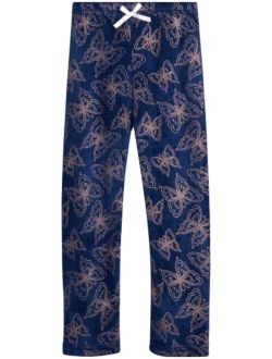 Girls' Pajama Bottoms - Plush Fleece Sleepwear Lounge Pants (Size: 7-16)