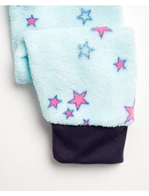 bebe Girls’ Pajama Pants – Plush Fleece Sleep and Lounge Jogger Pants (Size: 7-16)