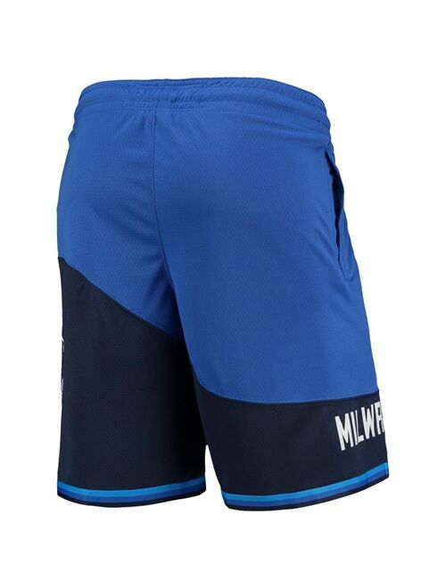 Men's Nike Blue Milwaukee Bucks 2020/21 City Edition Swingman Shorts