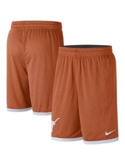 Men's Burnt Orange and White Texas Longhorns Logo Performance Shorts