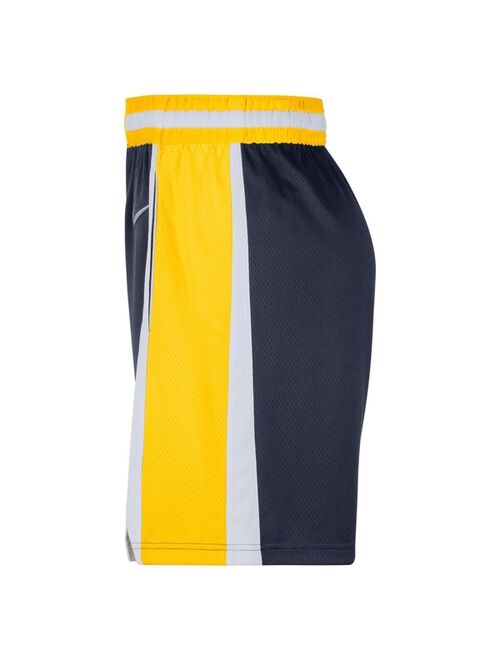 Men's Nike Navy and Gold Indiana Pacers 2021/22 City Edition Swingman Shorts