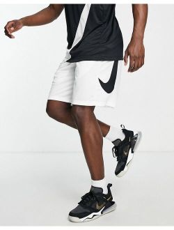 Basketball Dri-FIT HBR logo shorts in white