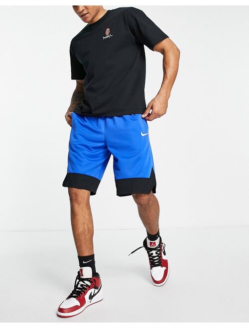 Nike Basketball Dri-FIT Icon shorts in blue