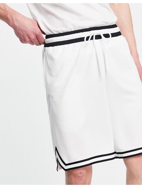 Nike Basketball Dri-FIT DNA shorts in white