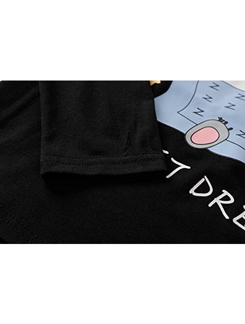 Vopmocld Big Girls Cute Cats Pajama Sets 2PCS Lovely Cotton Winter Sleepwear Nighty Loungewear