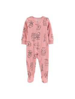 Toddler Girl Carter's S'mores Fleece Footed Pajamas