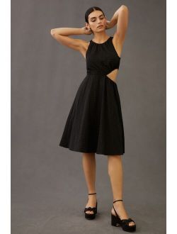 Sheer A-Line Mini Dress