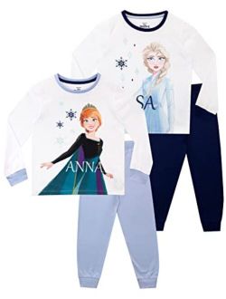 Girls Pajamas Pack of 2 Frozen