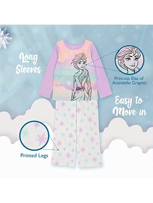 Disney Girls' Frozen Pajama Set