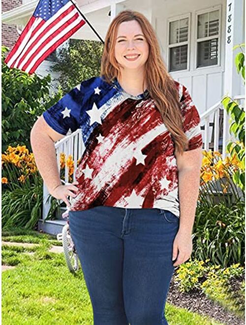 Chulianyouhuo Women's American Flag Patriotic Tank Tops Summer Sleeveless Casual Funny 4th of July Shirt Tee