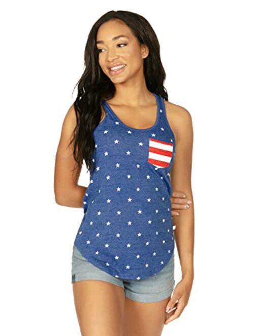 Tipsy Elves Tank Top for Women with Game Changing Patriotic Animal Themed Women’s Tops
